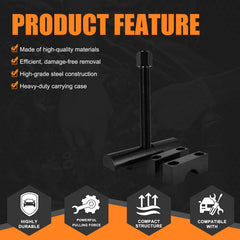 Zhermik side profile with impact socket attached demonstrating 1-inch impact tool compatibility