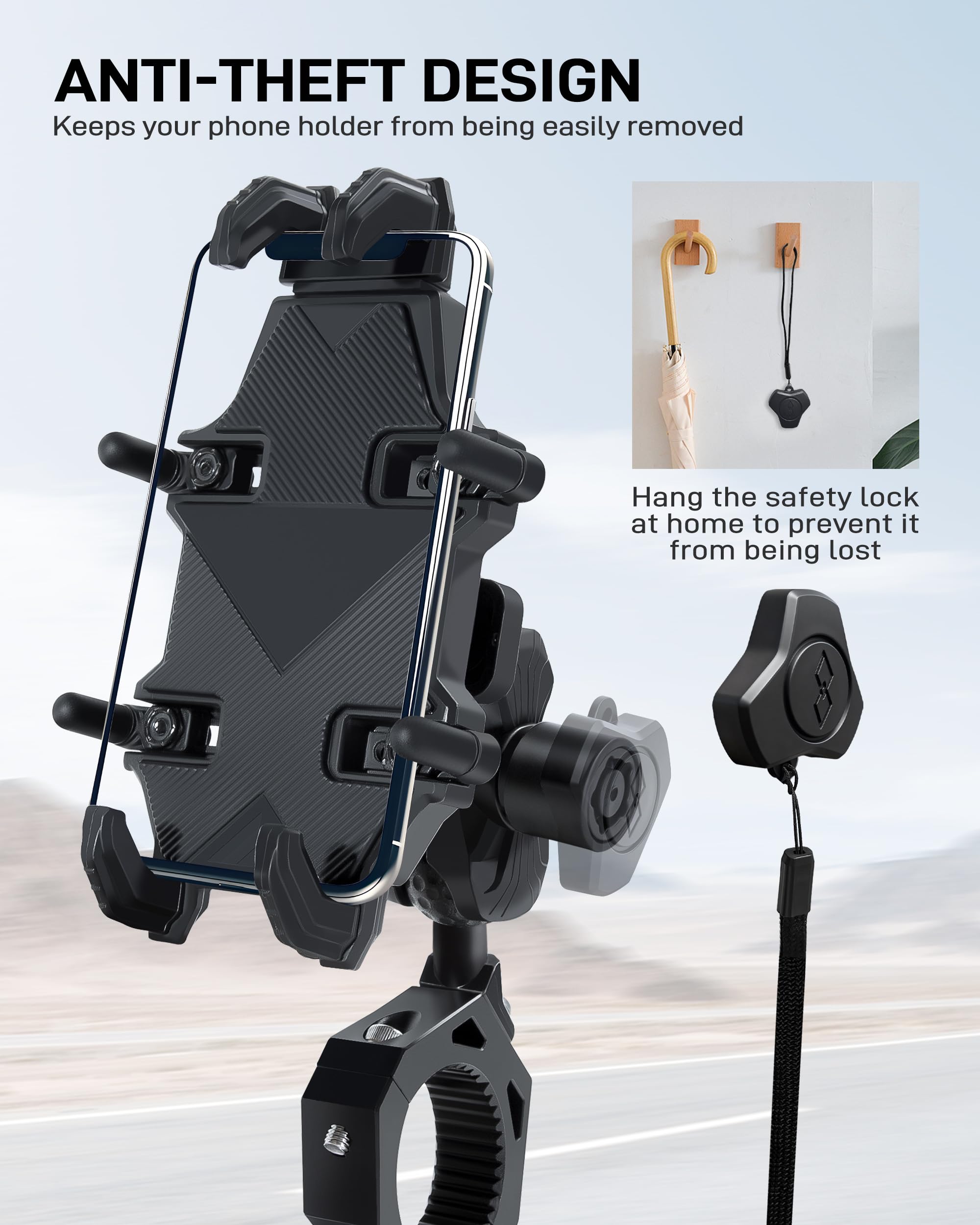 ZHILXN clamp mounted on roll bar providing firm attachment