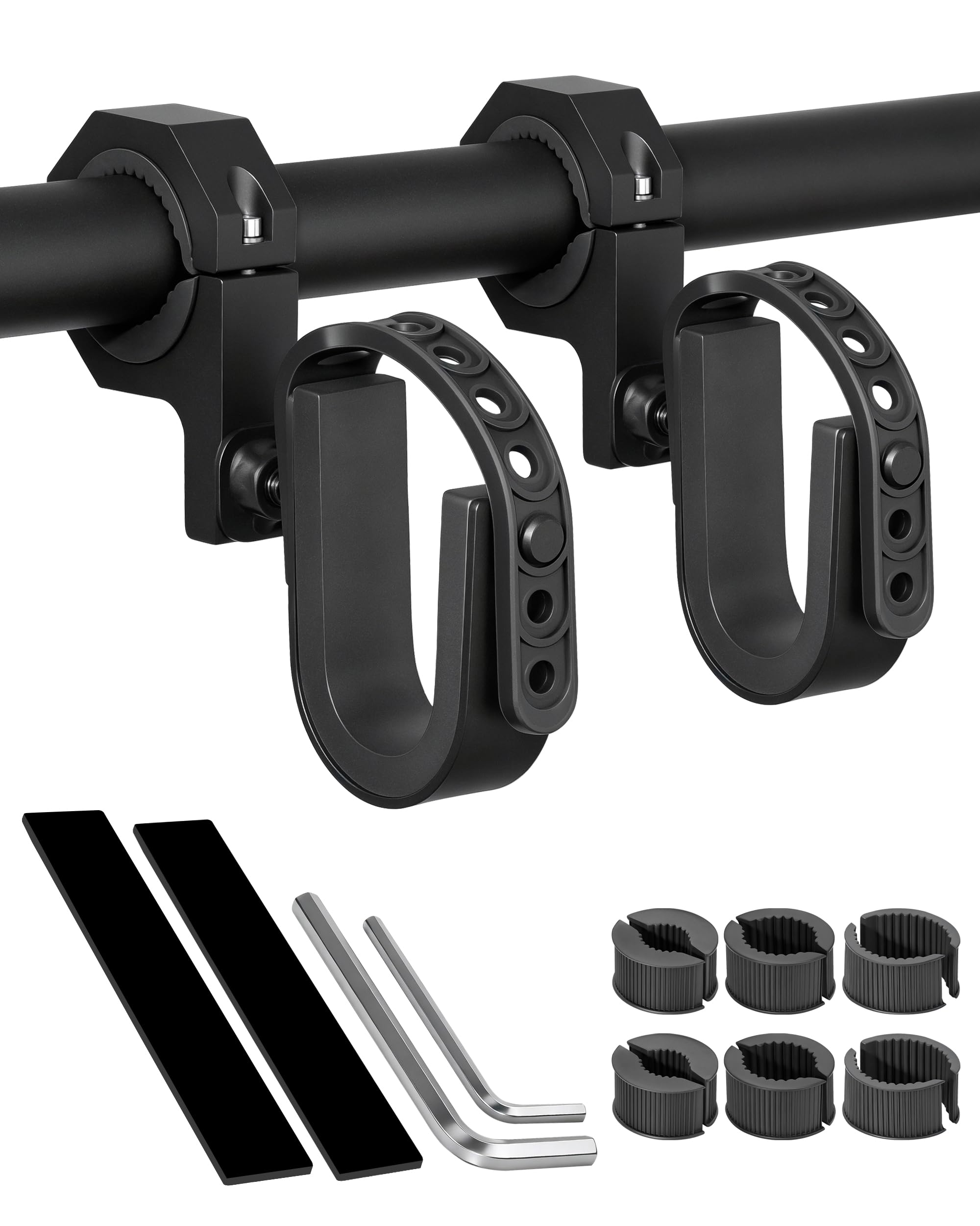 ZHILXN front dual rack mounted on roll cage showing secure hold