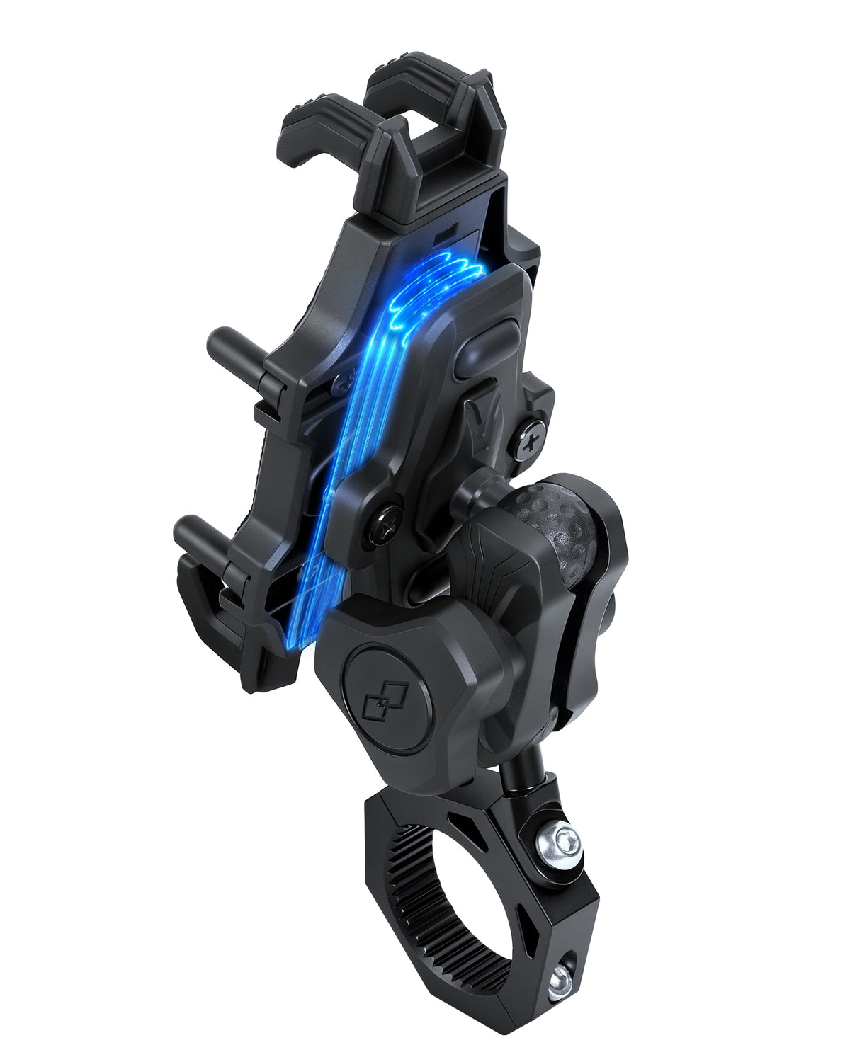 ZHILXN front view on roll bar showing secure hold and visibility