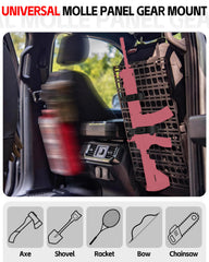 ZHILXN mounted in vehicle MOLLE panel for stable transport benefit