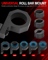 ZHILXN assortment of rubber inserts fitting 1 to 2 inch bars
