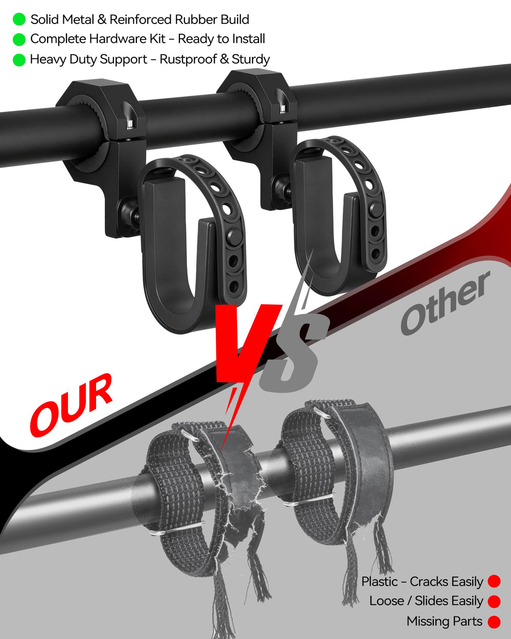 ZHILXN rack beside rifle showing scale and secure transport benefit