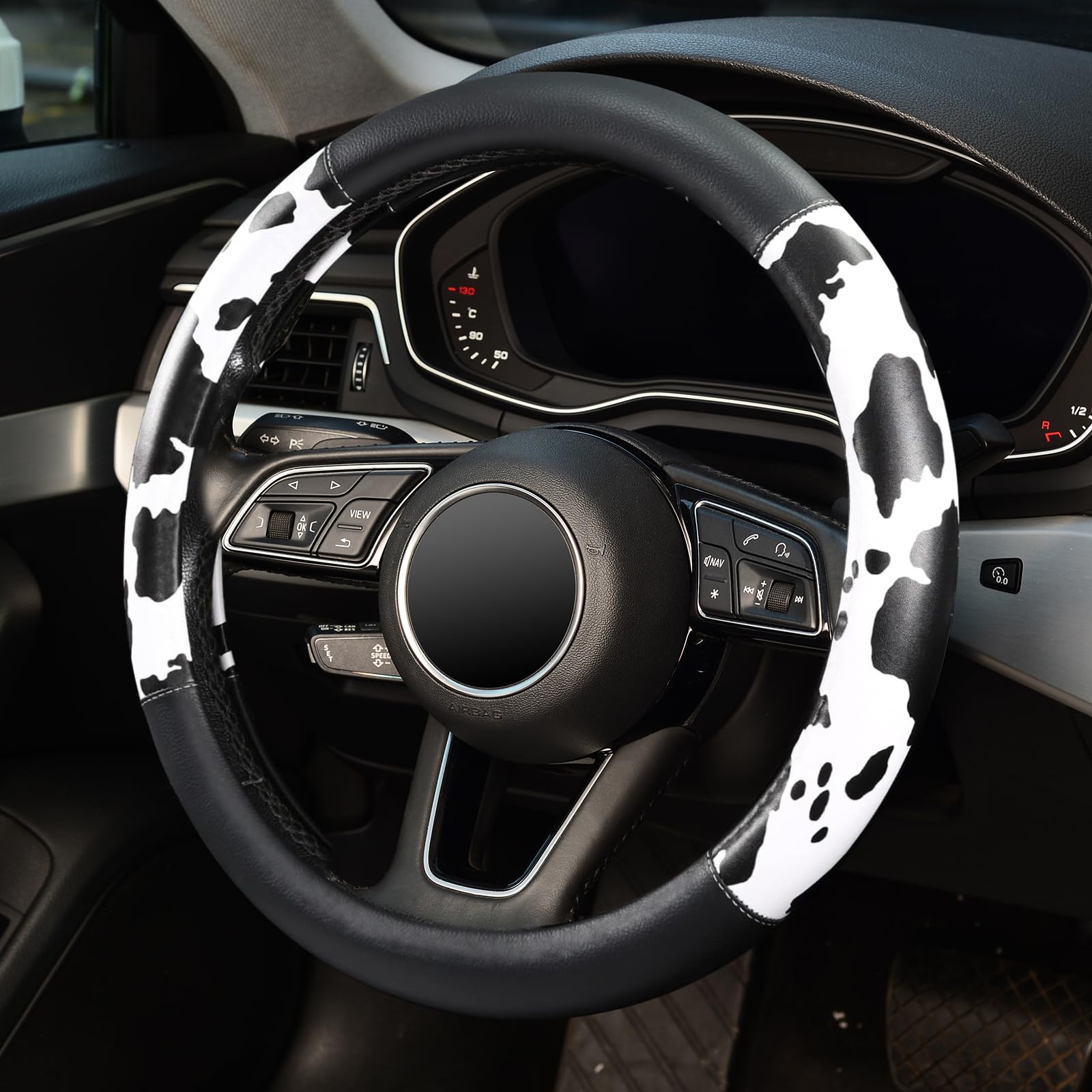 ZHOL installed on steering wheel illustrating secure fit and improved control