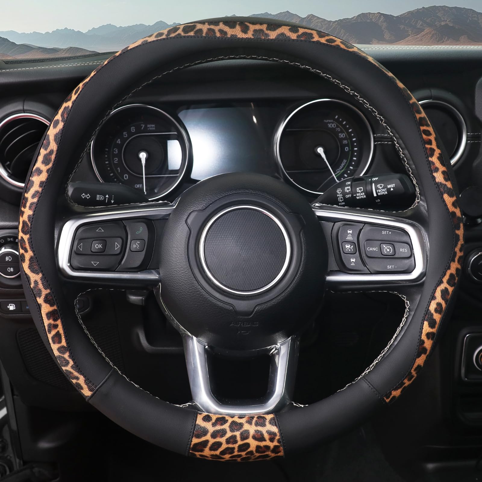 ZHOL close-up texture of microfiber leather for durable grip benefit