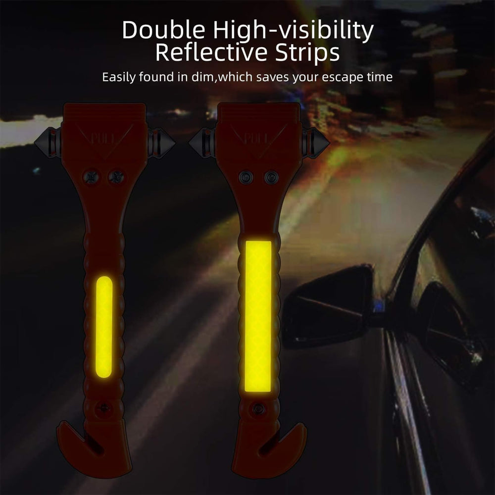 ZHSX safety hammer mounted in car door bracket for immediate reachability