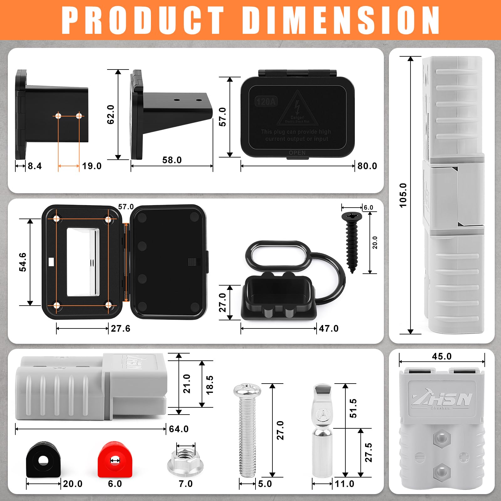 Zhushan installed flush-mount connector panel in vehicle demonstrating tidy, secure fit