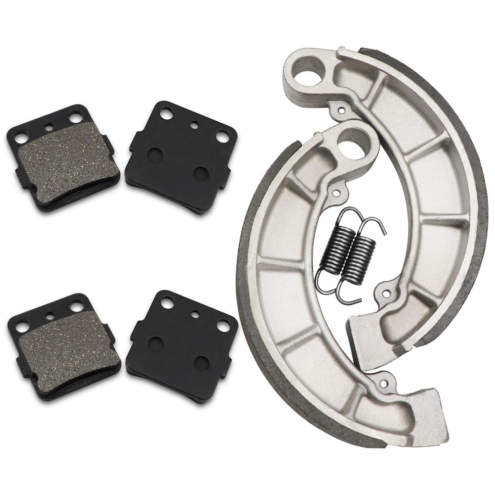 ZICOO front brake pads packaging showing complete kit and fitment benefits
