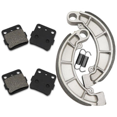 ZICOO front brake pads packaging showing complete kit and fitment benefits