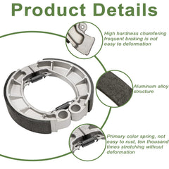 ZICOO close-up of front pad friction surface for reliable stopping