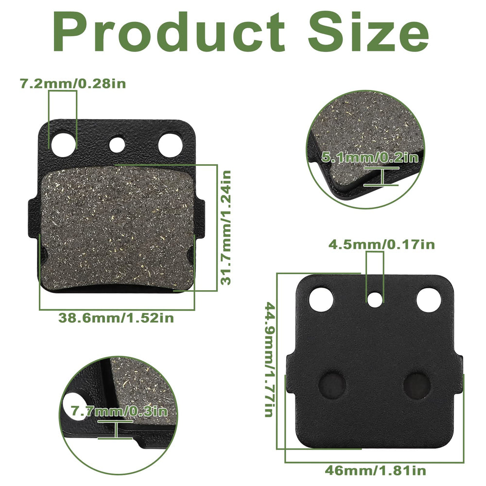 ZICOO front pads installed on Rancher caliper for improved control