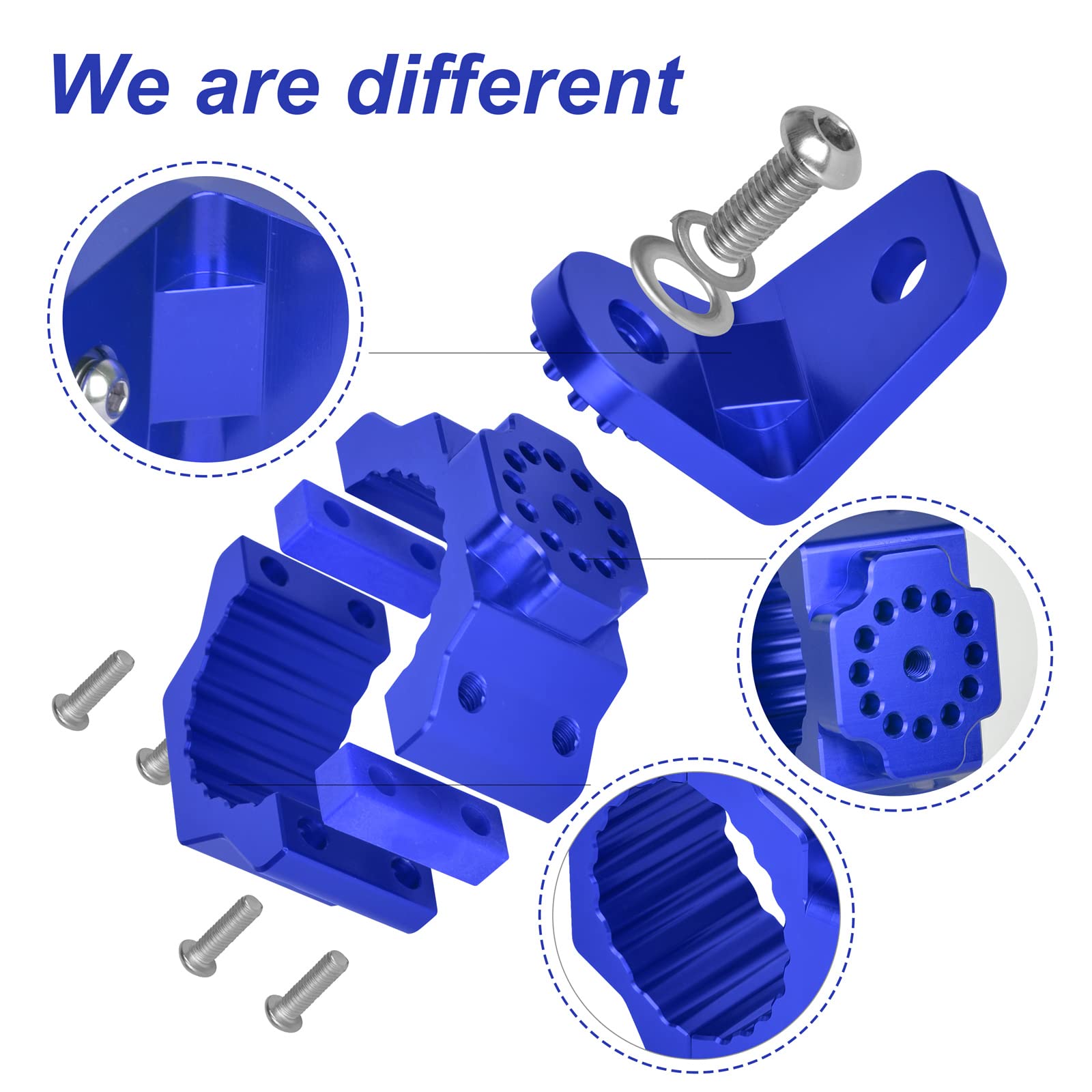 ZIDIYORUO blue anodized finish resisting corrosion and UV damage