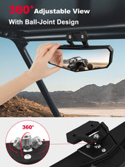 ZIDIYORUO close-up of convex glass with anti-glare coating improving visibility and safety