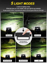 ZIDIYORUO illuminating UTV interior providing clear visibility for passengers