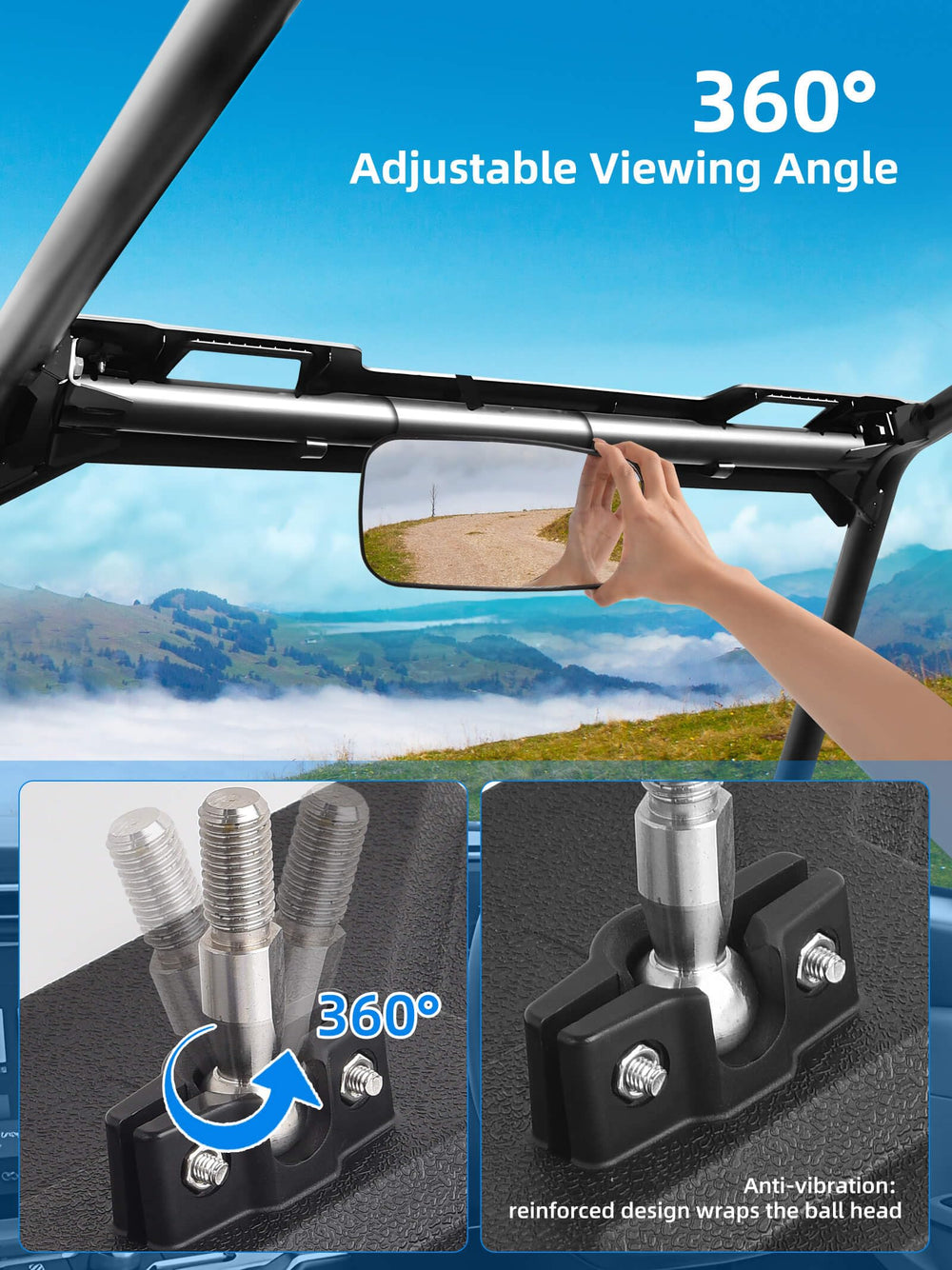 ZIDIYORUO extended bracket with three mounting holes for adjustable height and fit