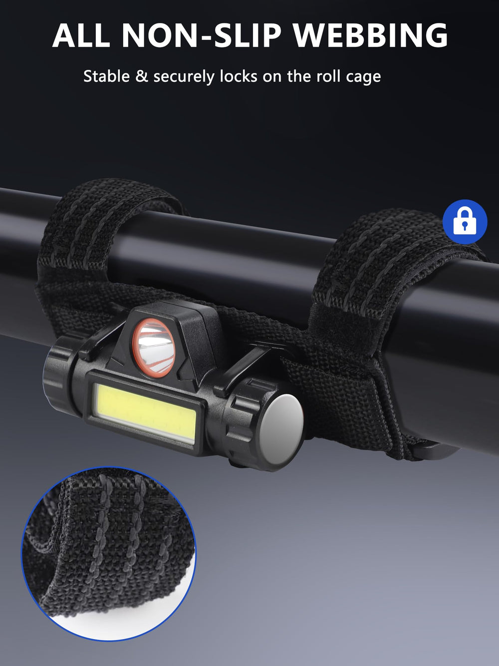ZIDIYORUO velcro strap and magnet detail showing secure fast attachment benefit