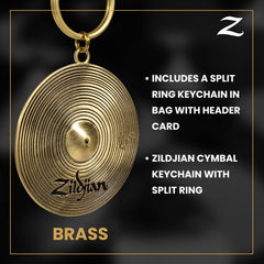 Zildjian split ring attachment displaying secure fit and everyday carry readiness
