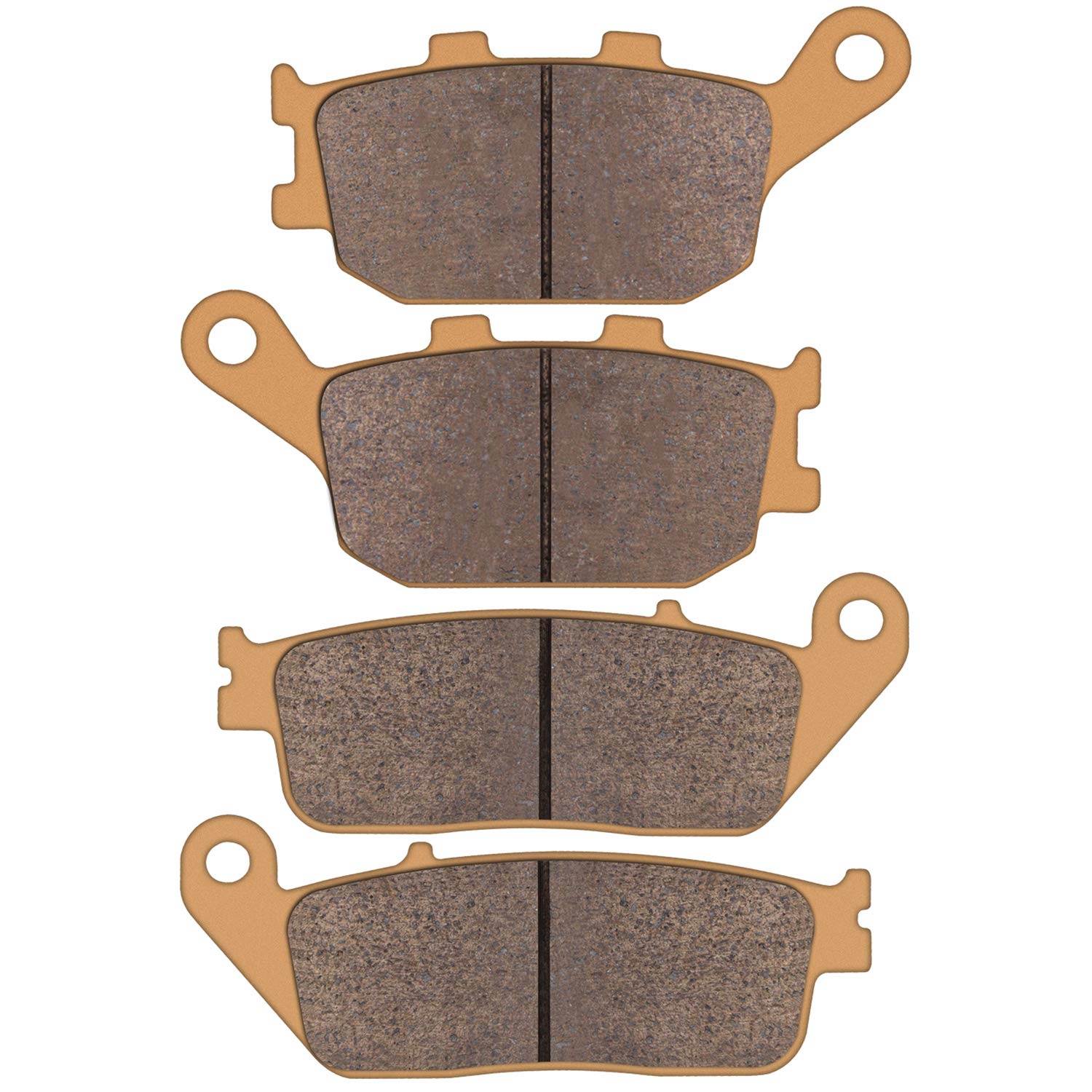 ZINGER front brake pads packaging showing fitment and benefits