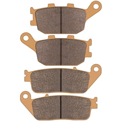 ZINGER front brake pads packaging showing fitment and benefits