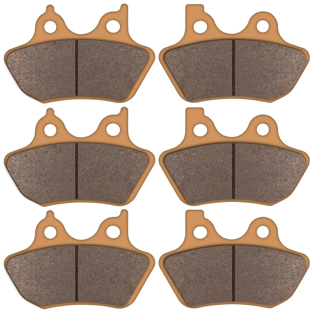 Zinger front brake pads showing correct fit and durable braking
