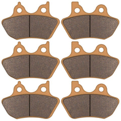 Zinger front brake pads showing correct fit and durable braking