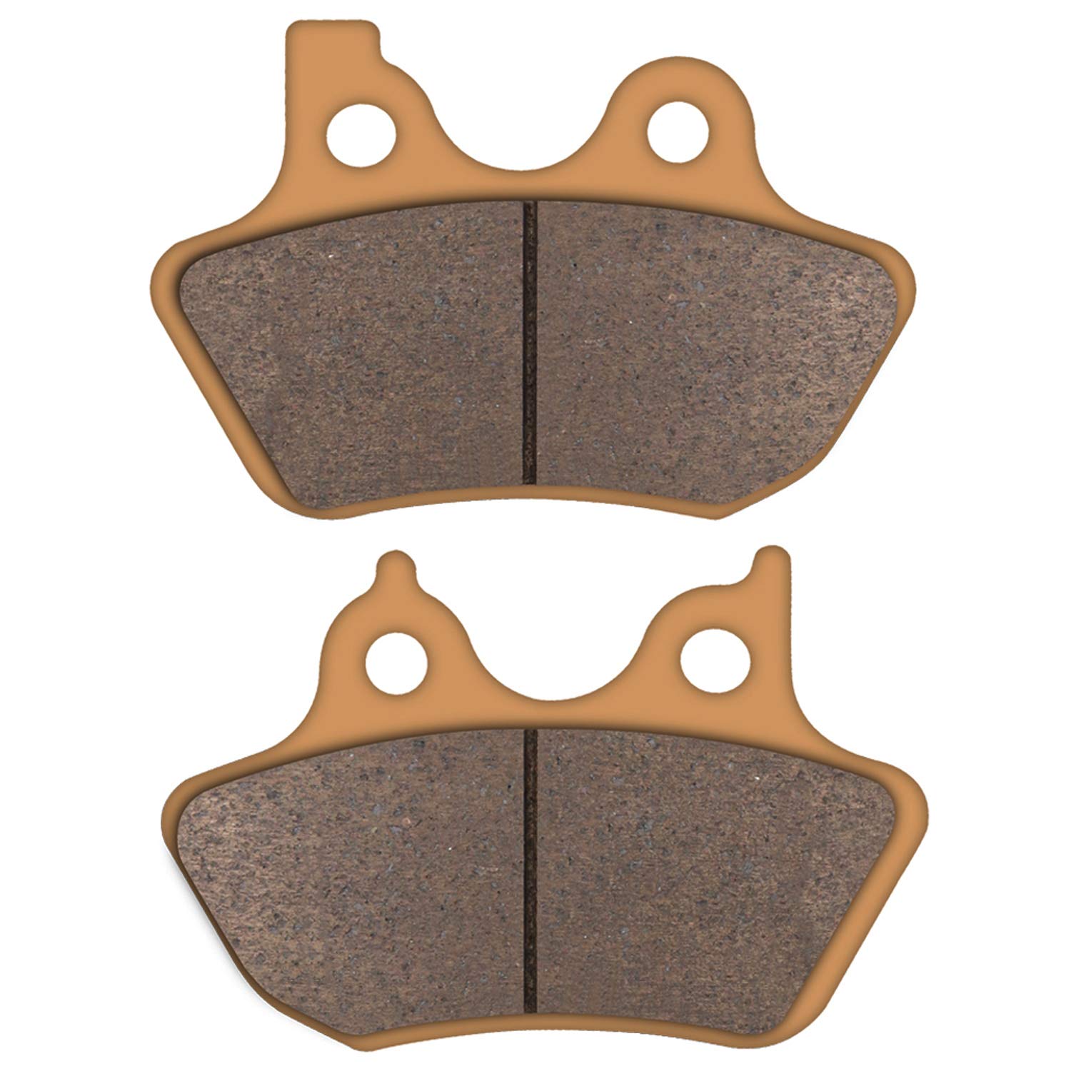 Zinger rear brake pad single view highlighting secure fitment