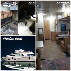 Ziomitus bulbs installed in RV backup light showing improved visibility benefit