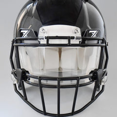ZIXIOYS visor mounted on helmet side profile showing secure fit advantage