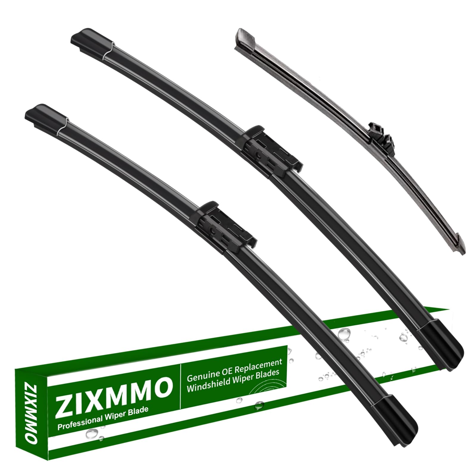 ZIXMMO front packaging showing complete three-blade kit and benefits