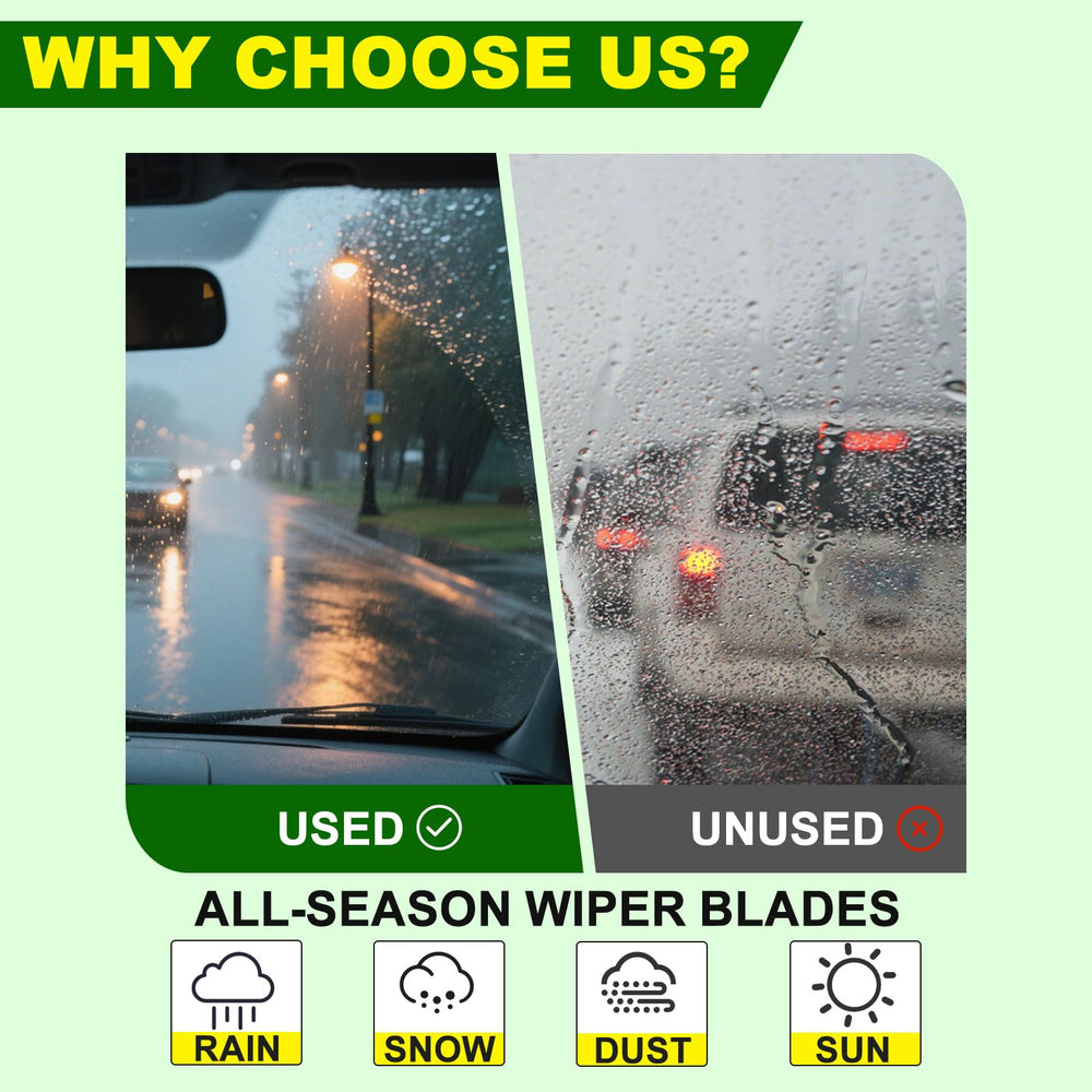 ZIXMMO installed on windshield providing clear wet-weather visibility