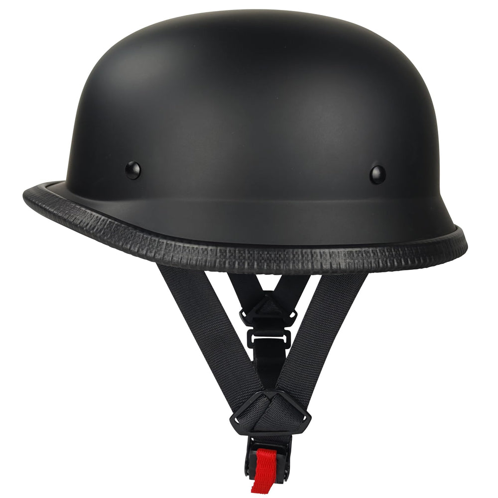 ZJHELM helmet front view showing vintage style and comfortable fit