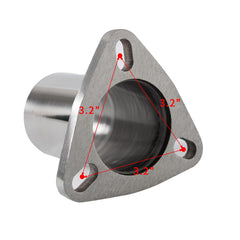 ZJXDZY detailed shot of 3-bolt flange face for accurate bolt alignment