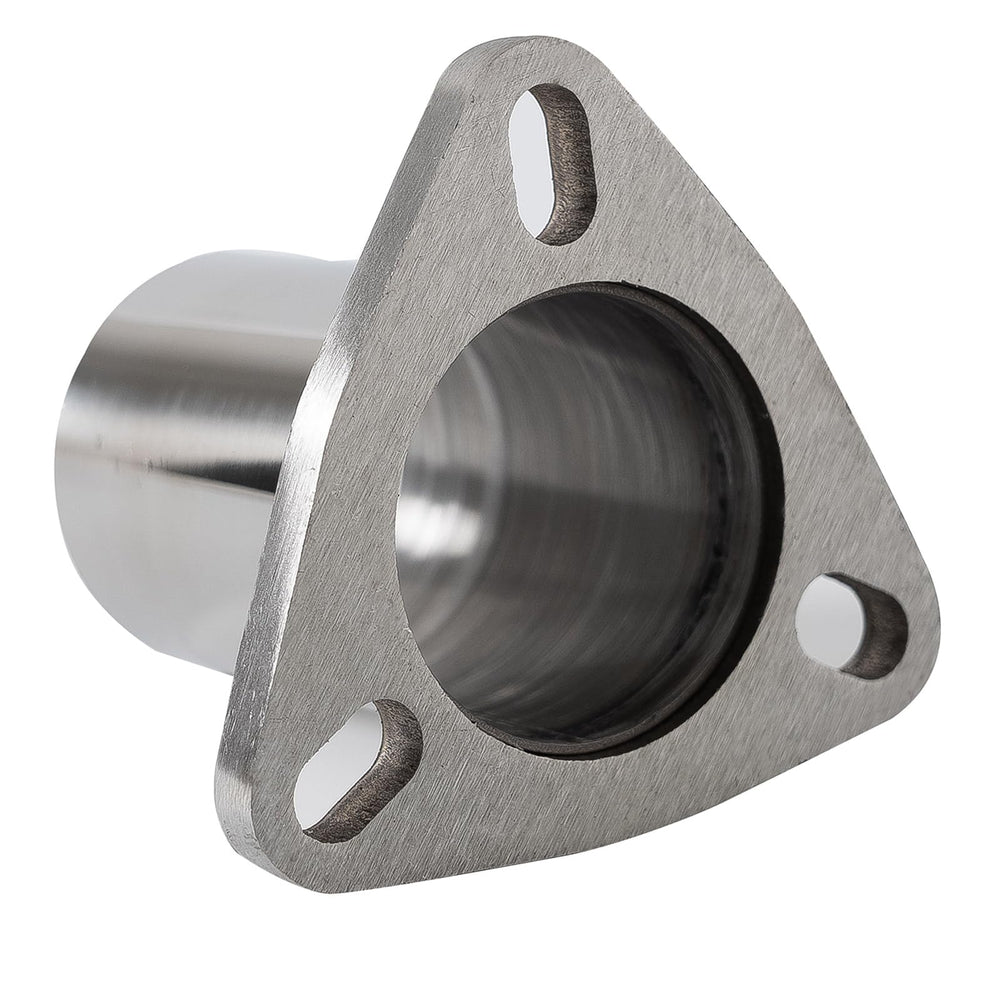 ZJXDZY front view of 3-bolt flange assembly showing fit and finish