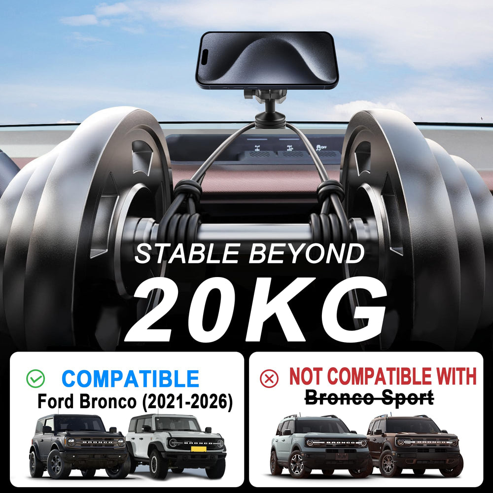 ZKJAYOE hand holding phone next to mount for size and scale comparison