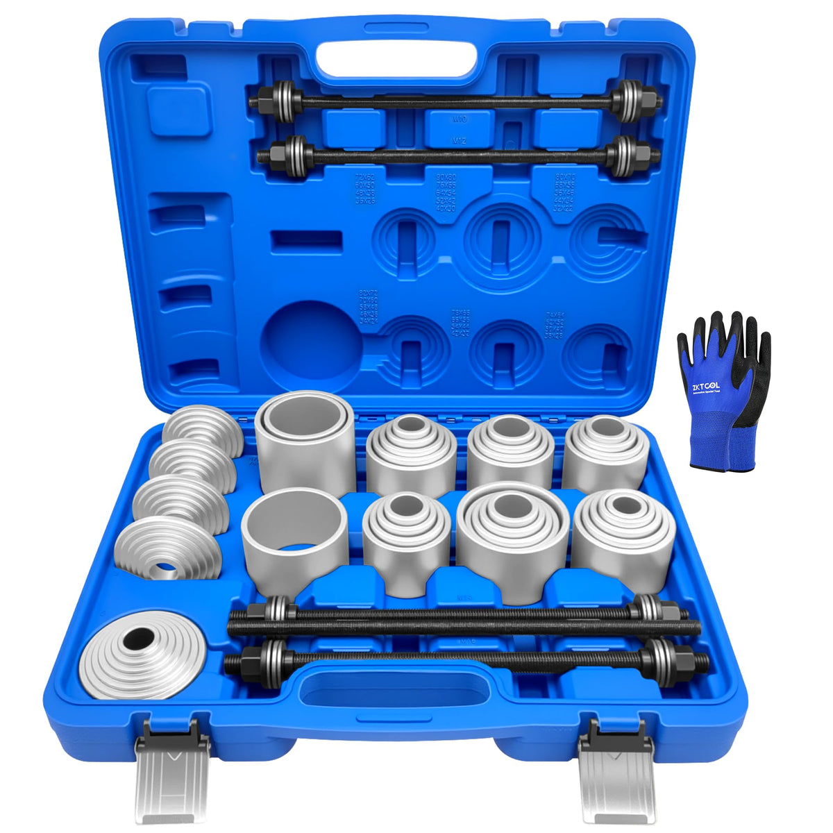 ZKTOOL front packaging showing full kit and organization for quick selection