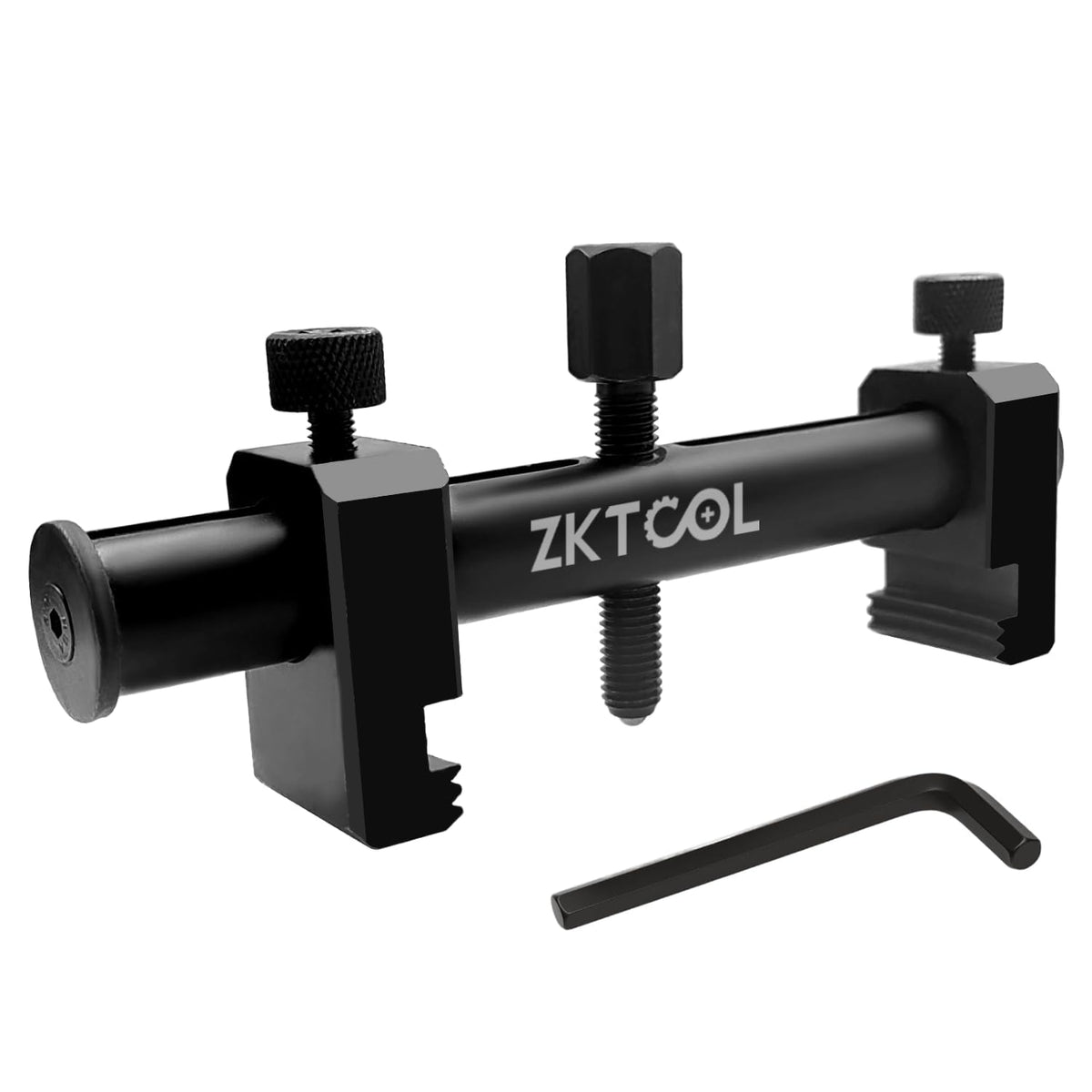 ZKTOOL front view of puller kit showing components for fast removal