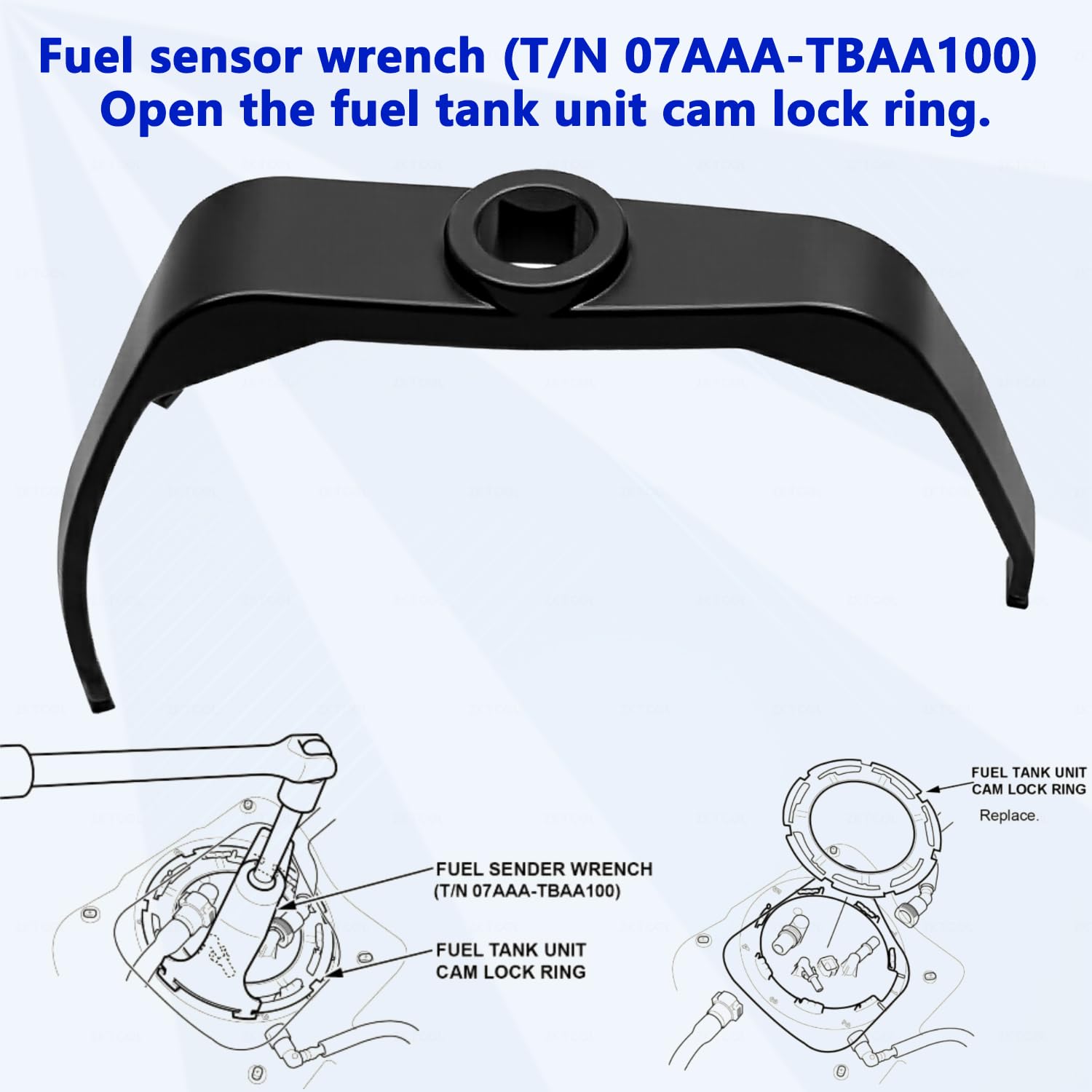 ZKTOOL drive end with 1/2" socket connection for strong leverage and control