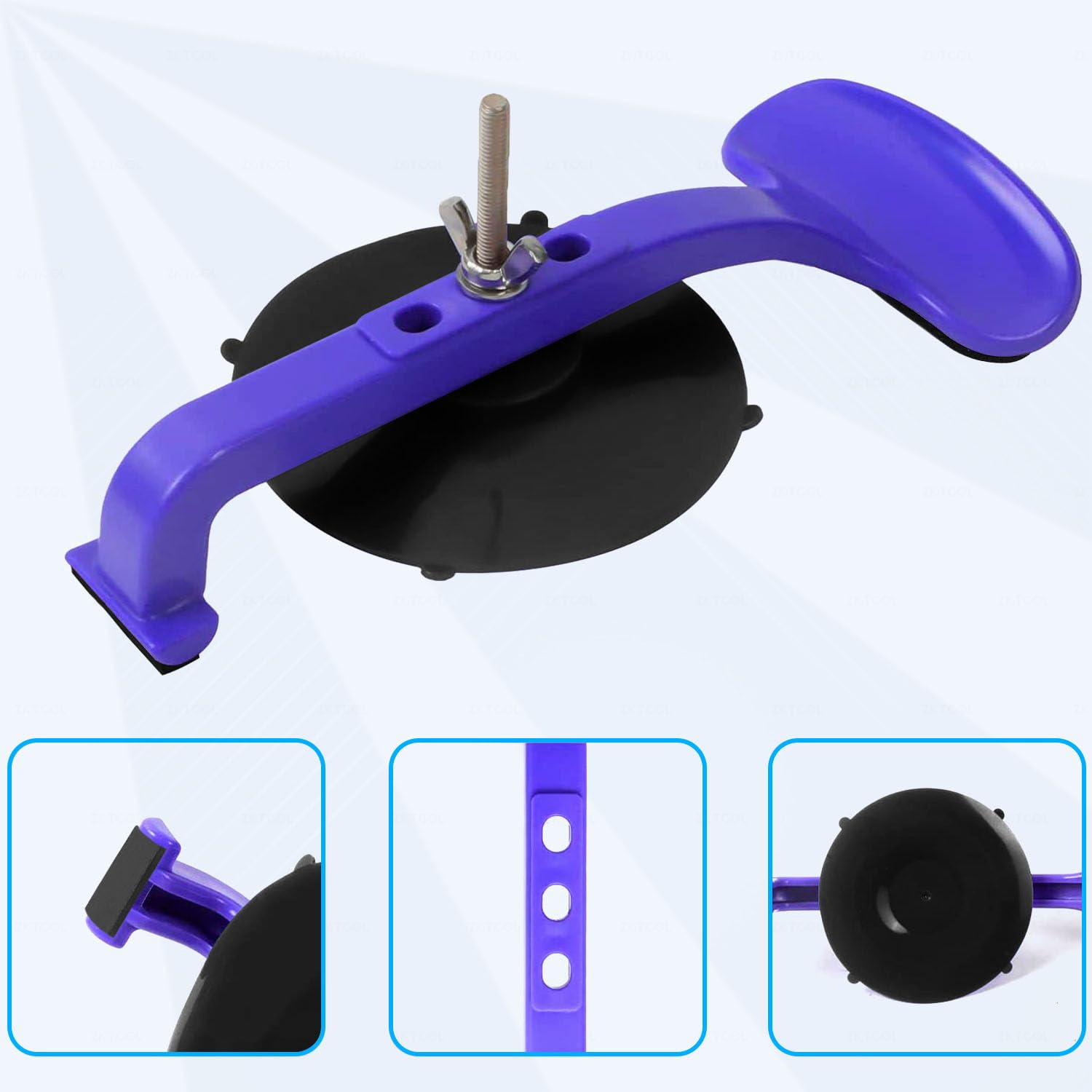 ZKTOOL clamp holding car trim in place while adhesive cures for precise alignment