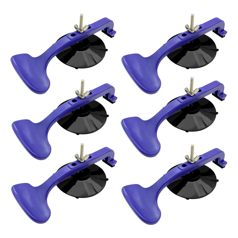 ZKTOOL front view of clamp kit showing six suction cups and handles for secure holding