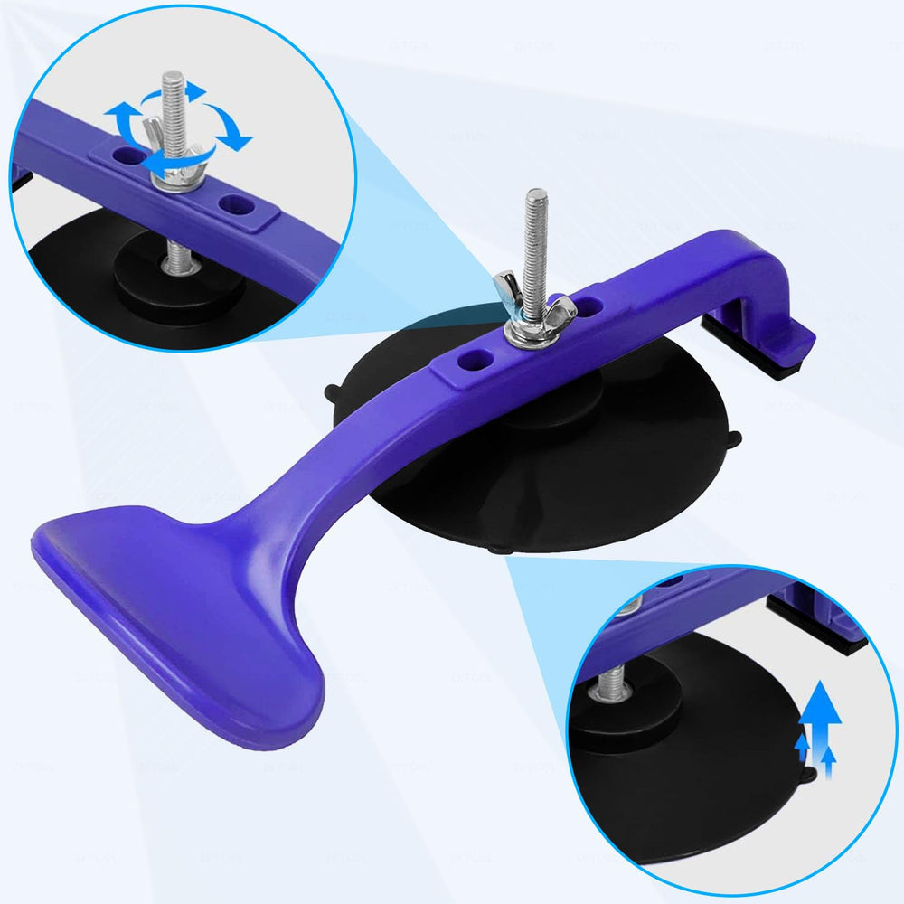 ZKTOOL clamp held in hand for scale showing compact, portable repair tool