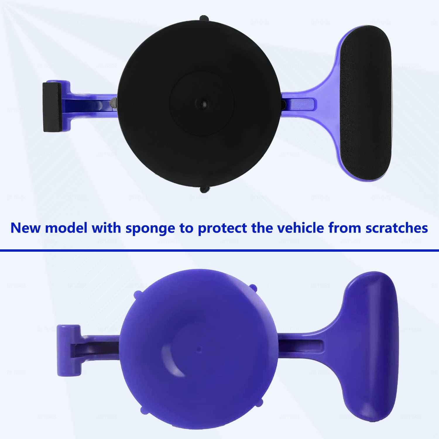 ZKTOOL sponge pad on clamp protecting car finish from scratches during use