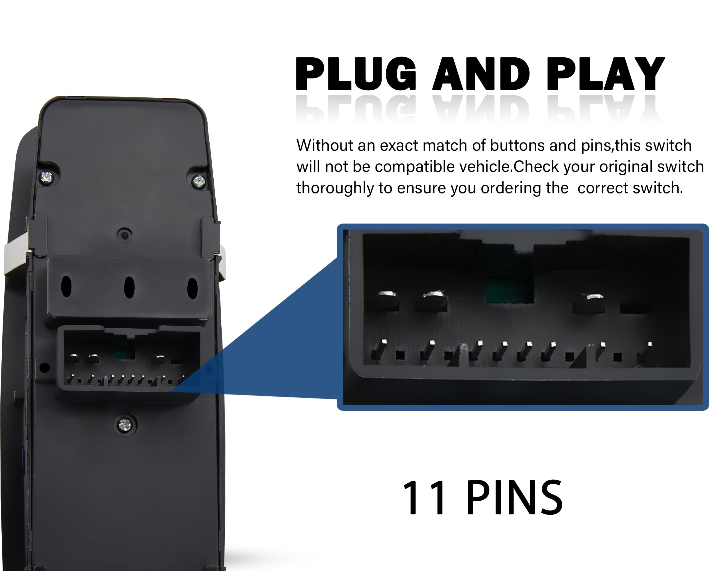 ZLC-ZAMXY rear view with 11-pin connector visible to ensure correct plug-and-play fit