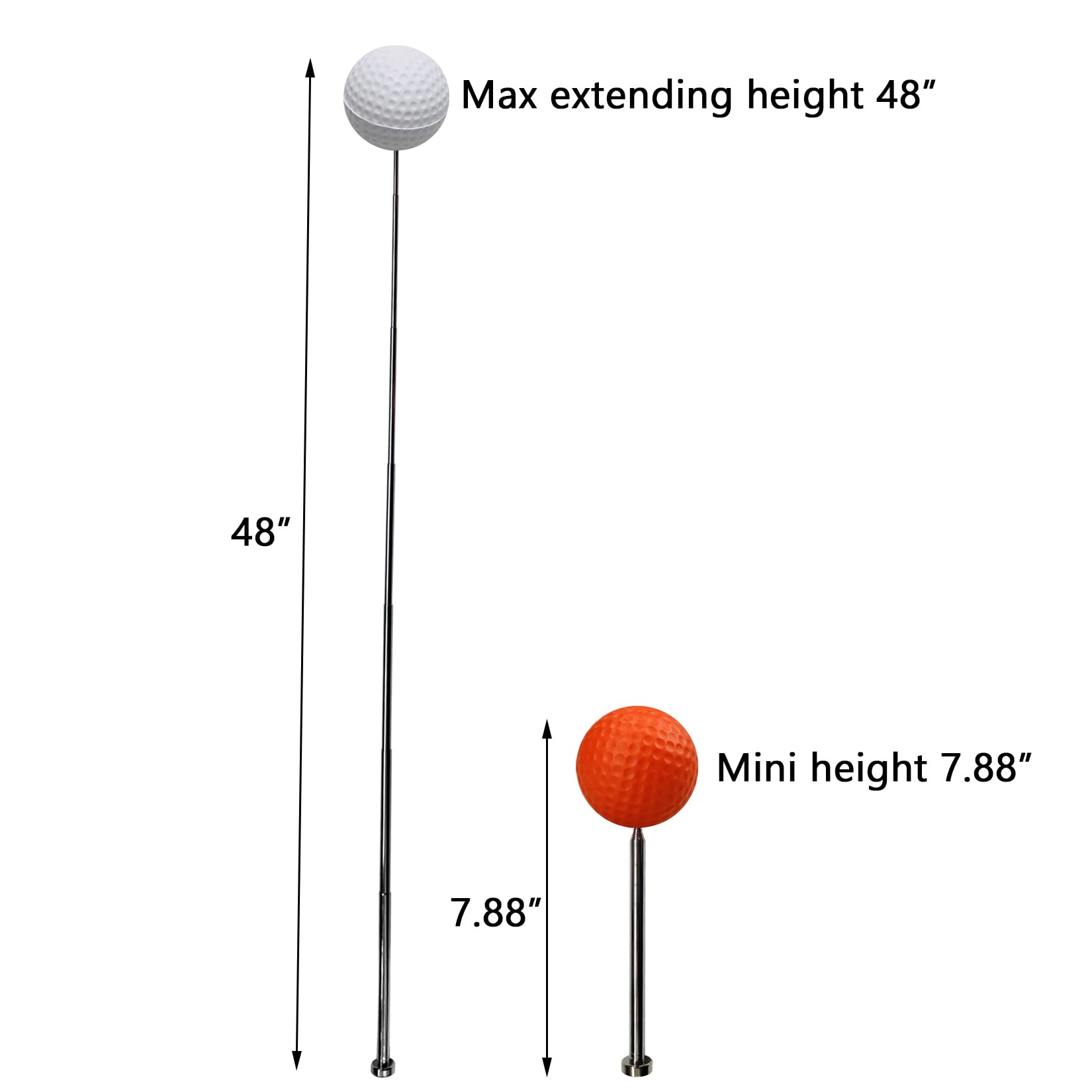 ZLEYECZ red and white marker balls visible for quick alignment