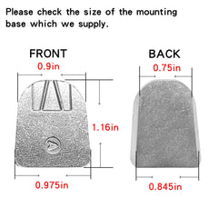 ZLPTEAM mirror mounting bracket detail showing sturdy hardware and easy installation