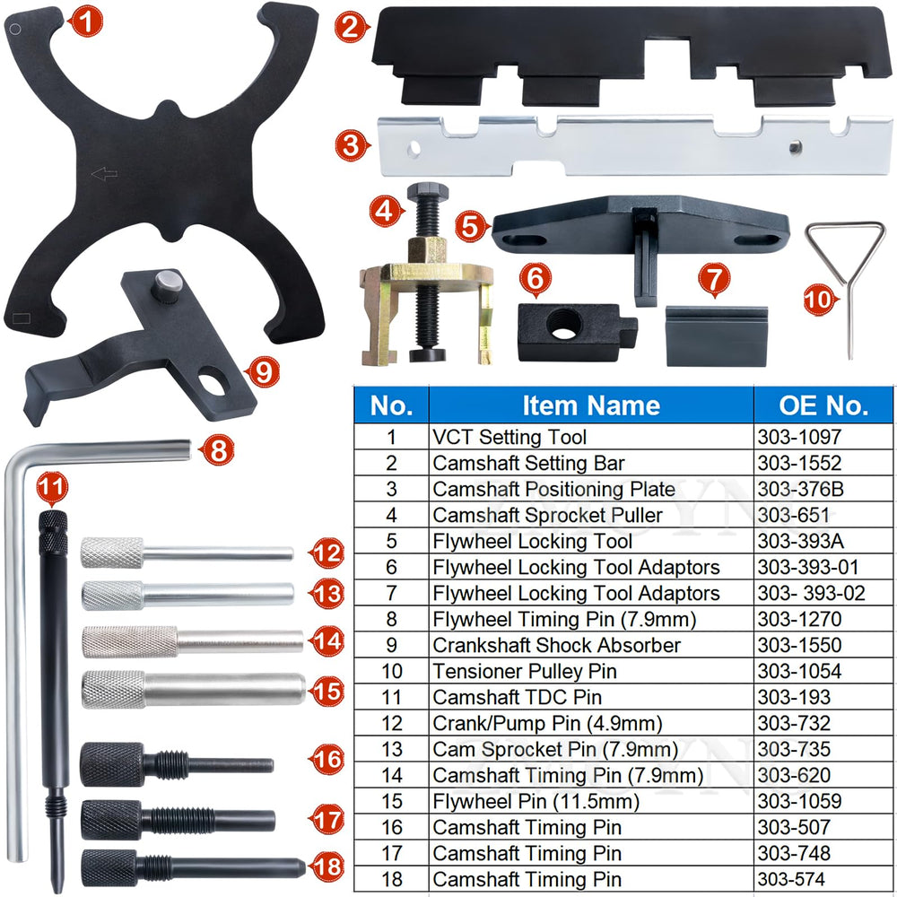 ZMCYNG crankshaft lock pin detail ensures correct timing
