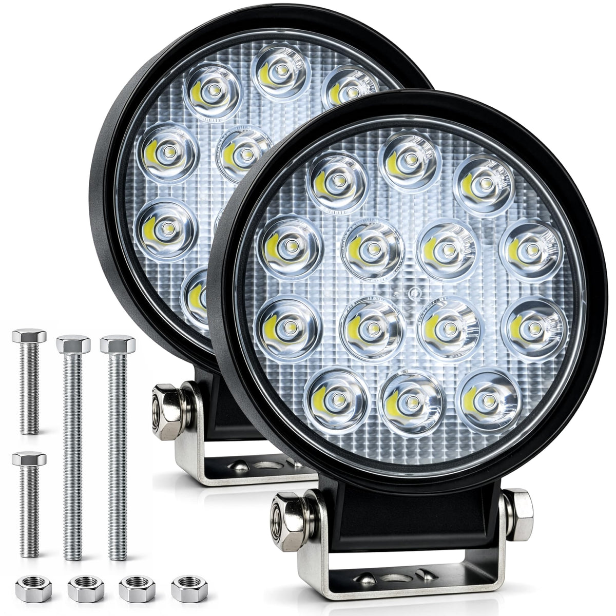 Zmoon front view of 4.5-inch light bar showing compact powerful output