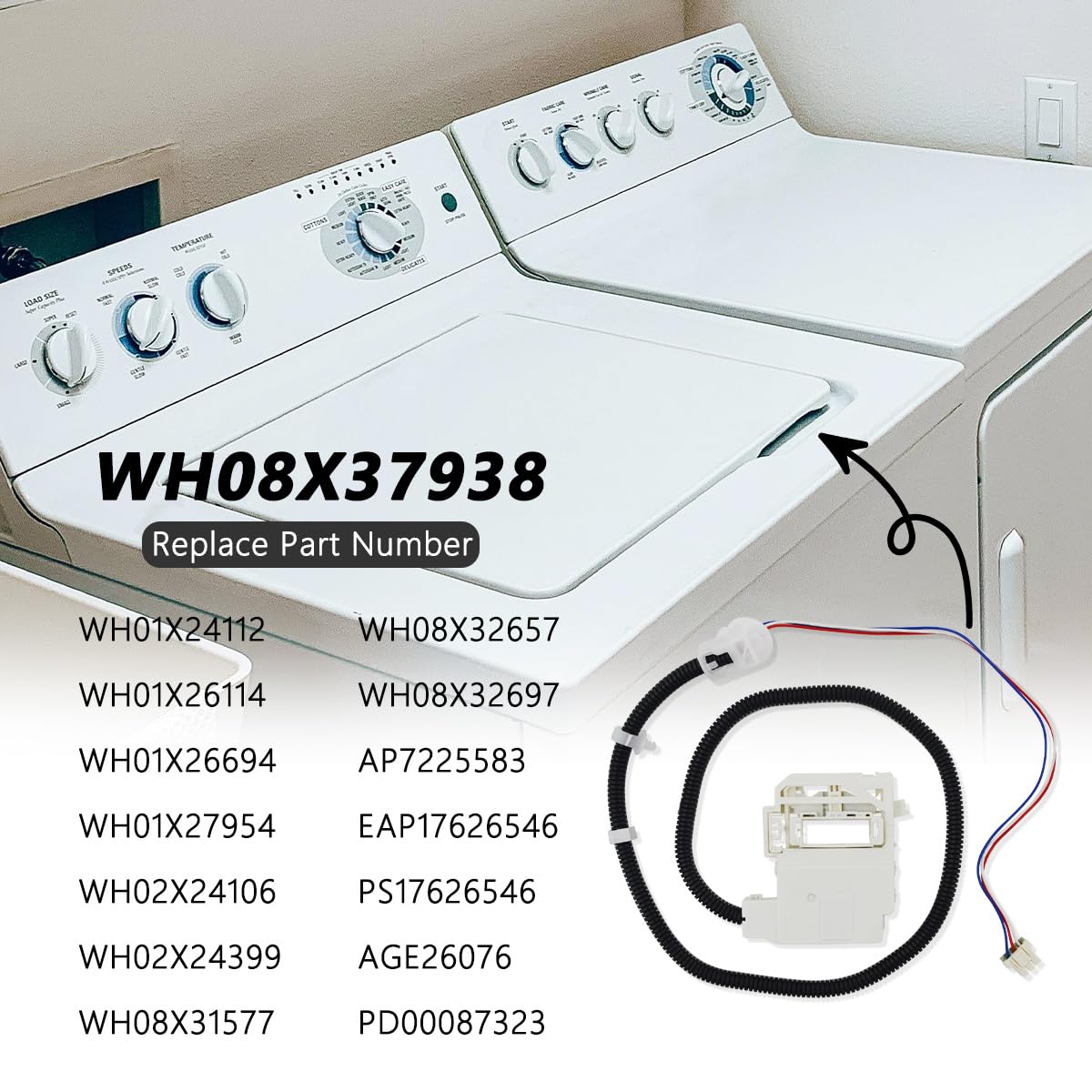 ZNTVW white and gray bezels with striker pieces laid out for easy color-matching benefit