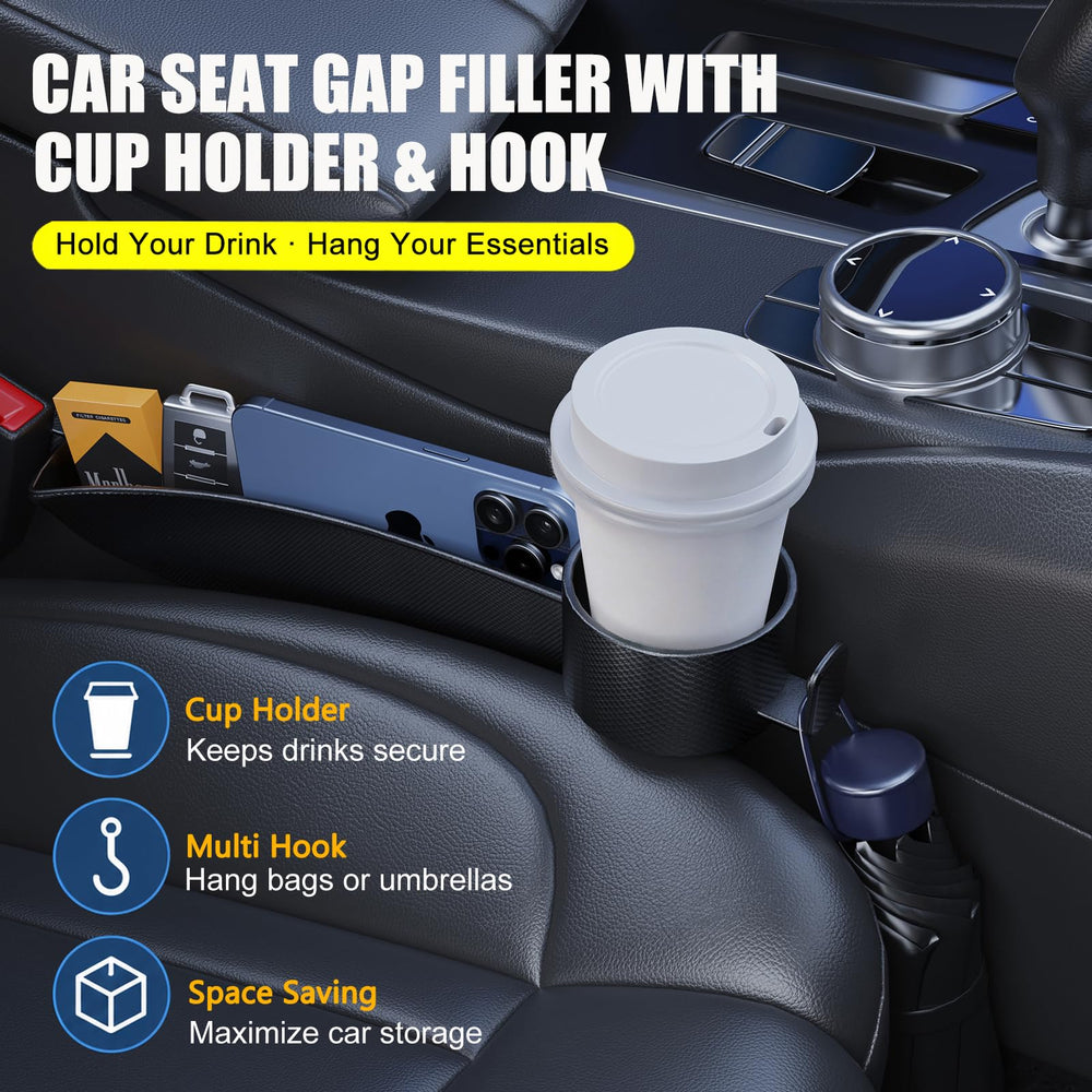 ZOCARTO cup holder with travel mug showing secure drink storage