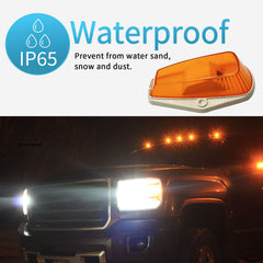 ZOCSONU mounted cab lights on truck roof side profile, provides clean factory look