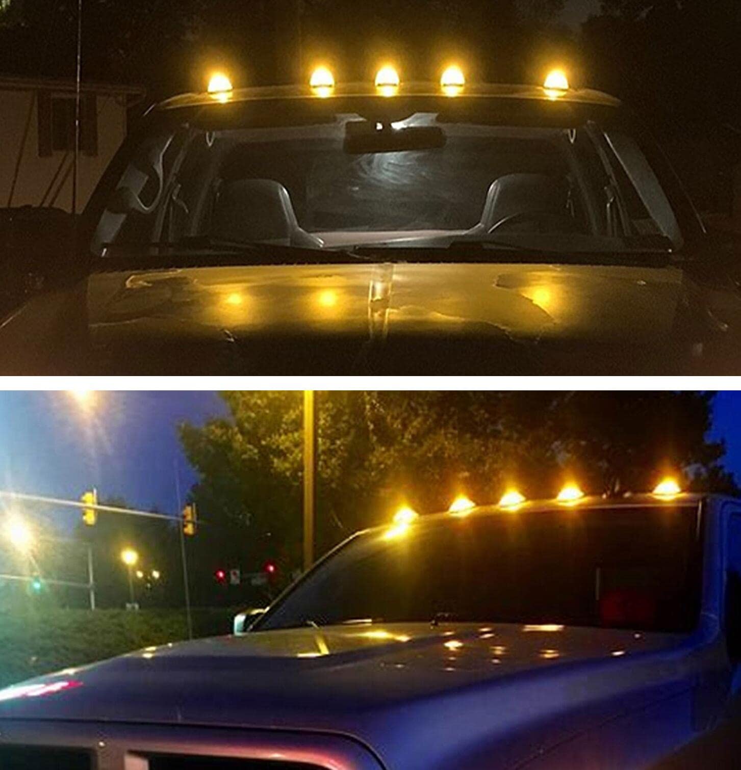 ZOCSONU cab light beside coin for scale, shows correct size for OEM fit